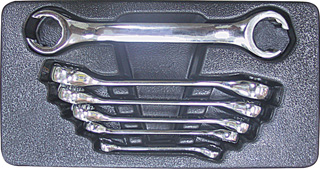 Фотография: Набор ключей разрезных 6-24мм 6пр. в ложементе